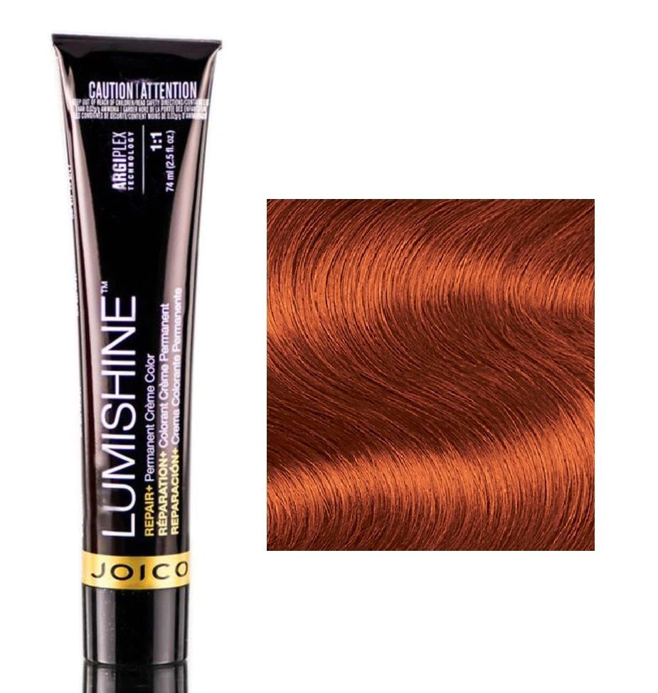 Joico Lumishine Permanent Créme - 7CC (7.44) Copper Copper Medium Blonde Hajfesték 74ml képe 1